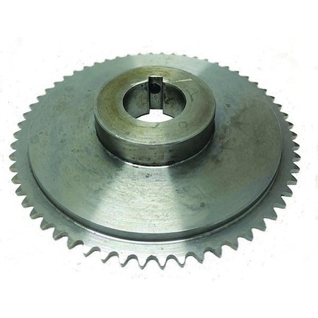 B&B Manufacturing 25BF60x1, Roller Chain Sprocket, Steel 25BF60x1